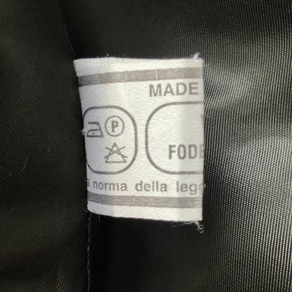 Vera pelle leather jacket 100 viscose Size S - Picture 8 of 9